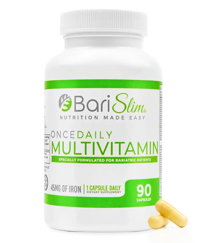 Once Daily Bariatric Multivitamin - 45mg of Iron - 90 Capsules