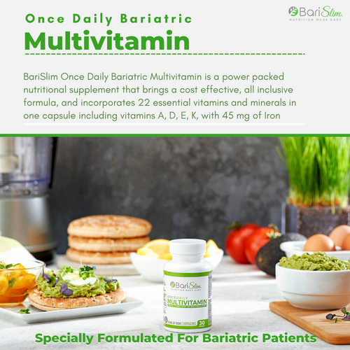 Once Daily Bariatric Multivitamin - 30 Capsules