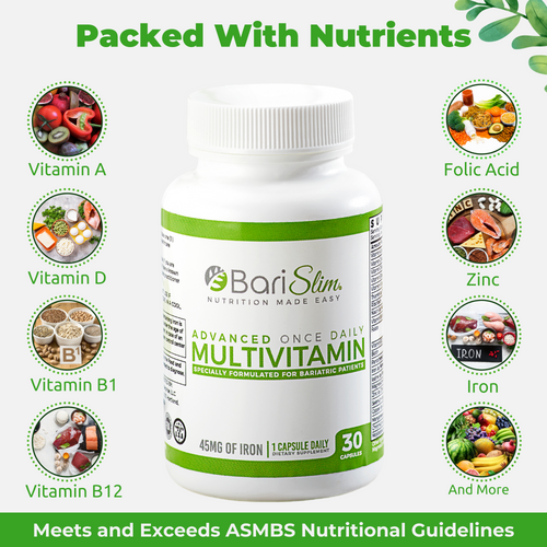 Advanced Once Daily Bariatric Multivitamin - 30 Capsules