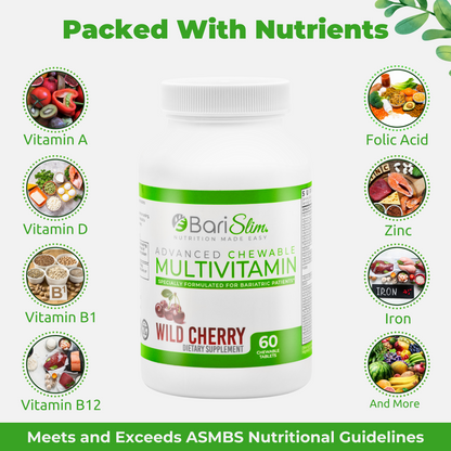 Chewable multivitamin dietary supplement - 60 tablets