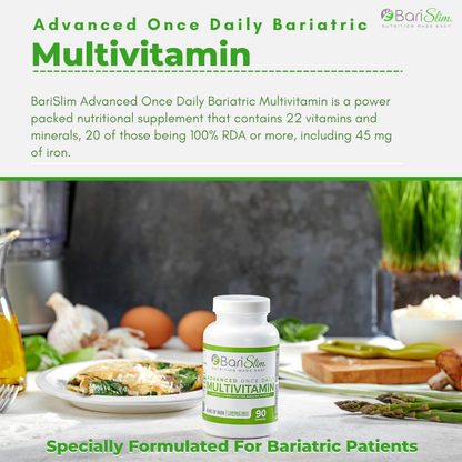 Advanced Once Daily Bariatric Multivitamin tablet with 45mg of Iron