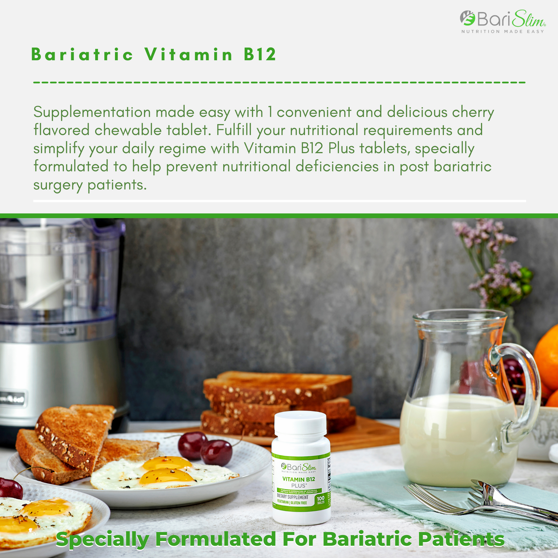 Bariatric Vitamin B12 plus tablets for bariatric patients
