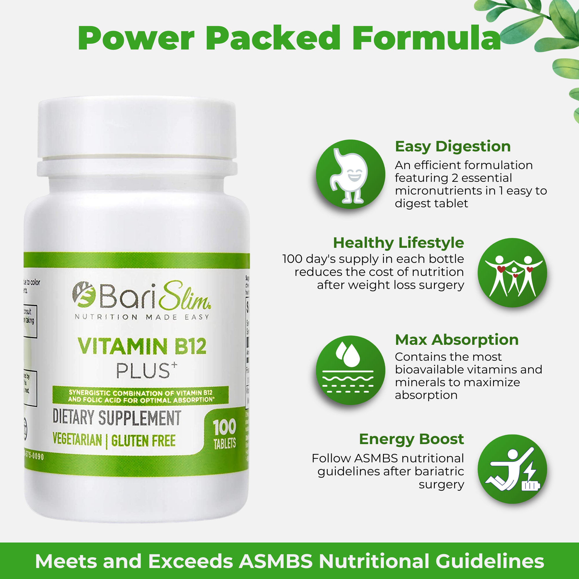 Vitamin B12 For Bariatric Patients Dosages & Suggested Uses BariSlim