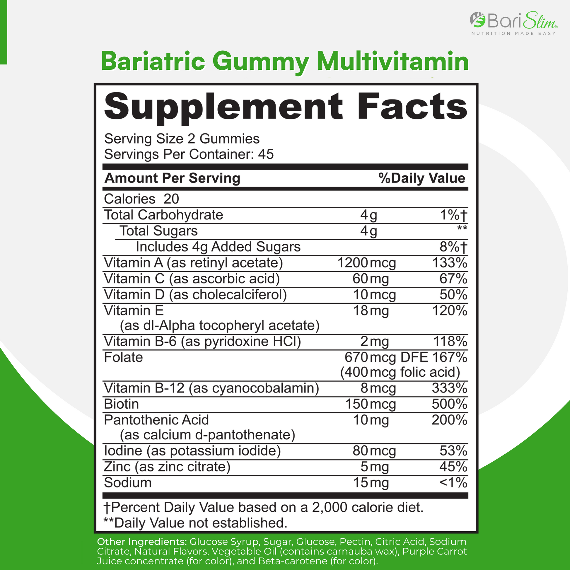 bariatric multivitamin gummy supplement-Vitamin b12 gummy