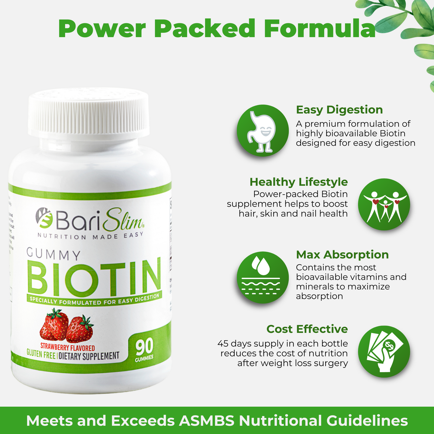 strawberry flavored biotin gummies for easy digestion