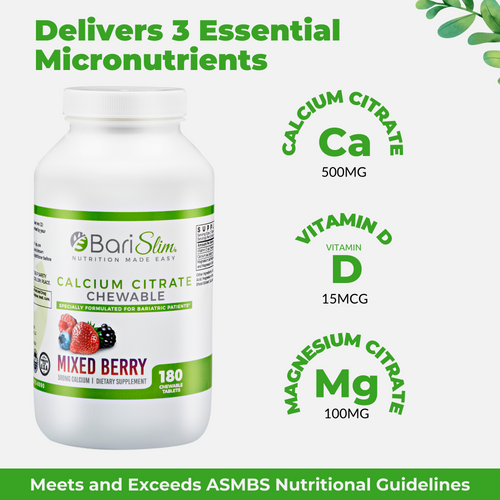 Calcium Citrate Chewable - Mixed Berry