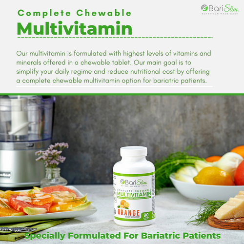 Complete Chewable Bariatric Multivitamin - Orange