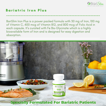 Barislim Iron Plus Tablets for bariatric patients