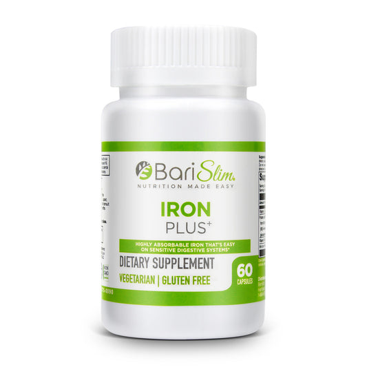 Bariatric Iron Plus dietary supplements-gluten free 60 capsules