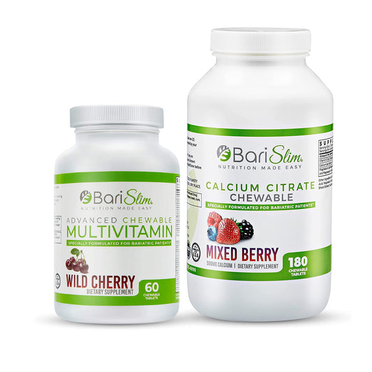 advanced multivitamin tablet for bariatric patients - wild cherry and mixed berry flavor