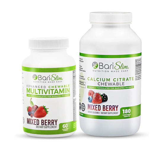 Bariatric multivitamin with calcium citrate chewable - Mixed berry combo